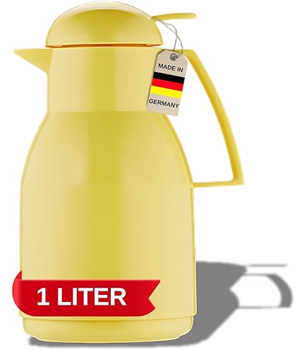Amazon.com: Helios Top Thermos Flask Yellow 1L - 6h Keeps Drinks